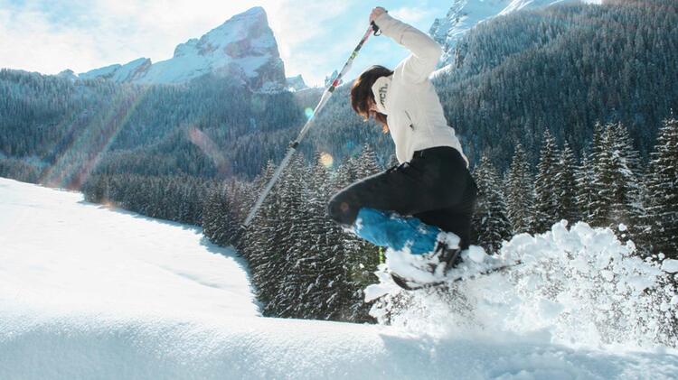 Aufstieg Mit Schneeschuhen In Berchtesgaden