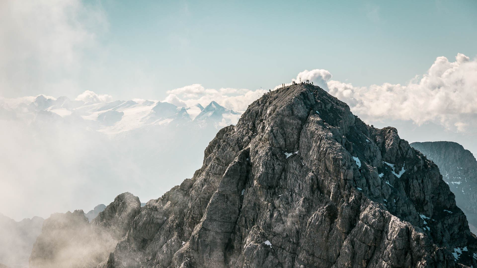 Die Watzmann Südspitze und Ostwand Die Watzmann Südspitze und Ostwand
