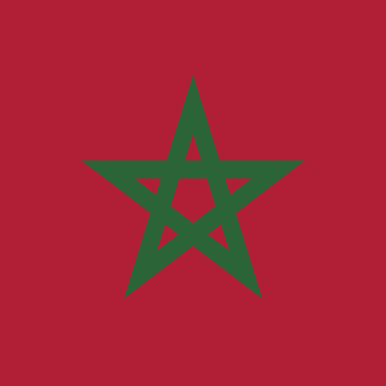 Flagge Marokko