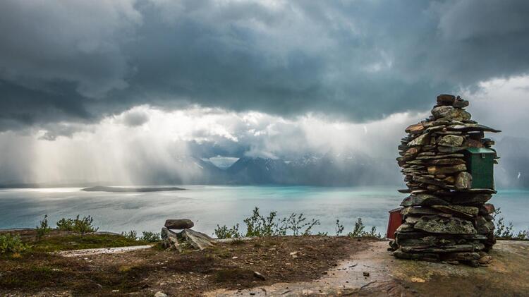 Gigantischer Stimmungswechsel In Norwegen Im Lyngenfjord