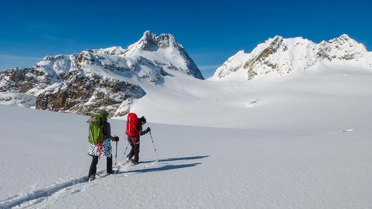Hochtour Piz Buin Mit Schneeschuhen