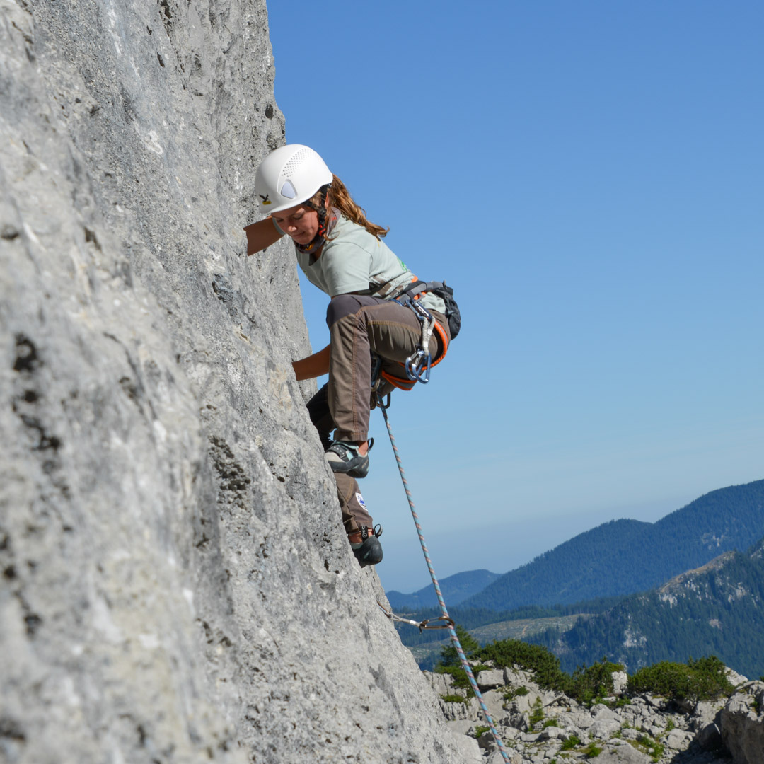 Klettern auf der Blaueishuette Klettern auf der Blaueishuette