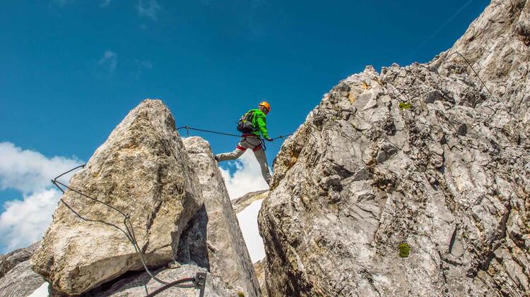 Klettersteigfuehrung Koenigsjodler Salzburger Land