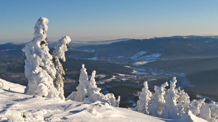 Schneeschuhwandern Bayrischer Wald Grossen Ko Tztinger Hu Tte