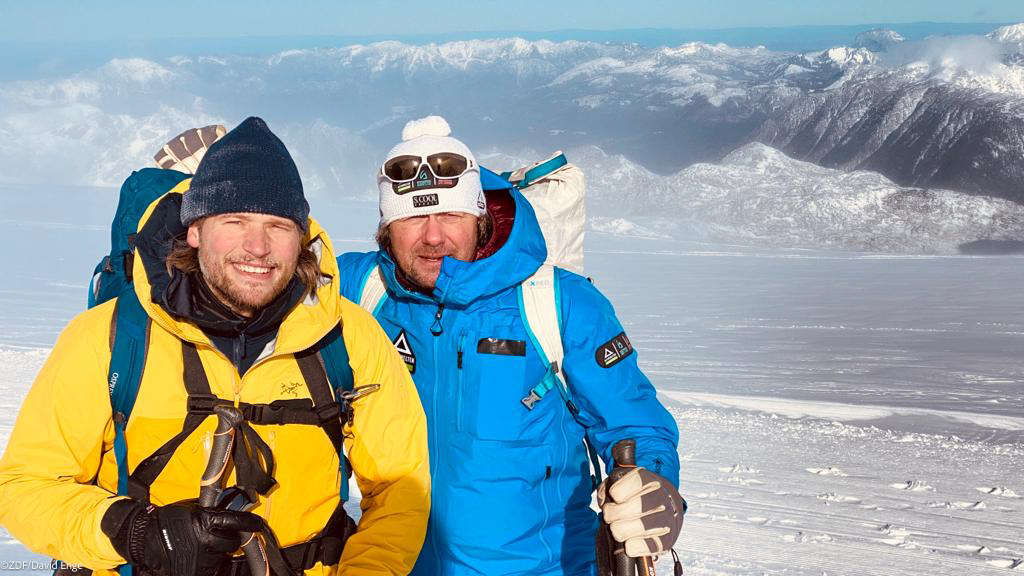 Hans Honold mit Sebastian Ströbel Hans Honold mit Sebastian Ströbel